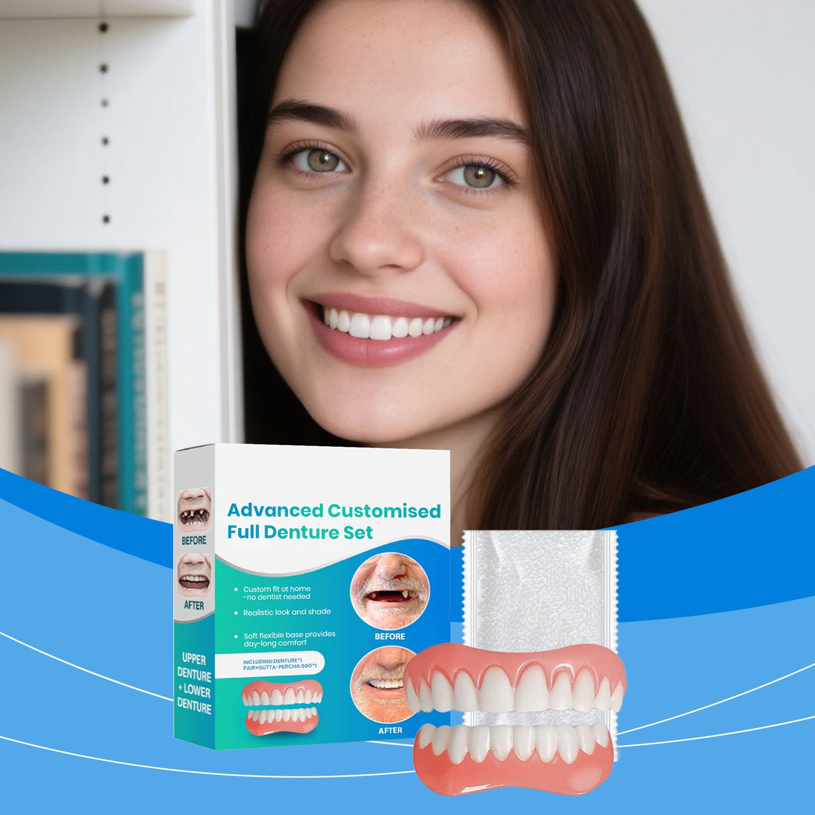 Teeth Whitening Kit - 트렌디한 편안함과 유연성, 틈새 보완 및