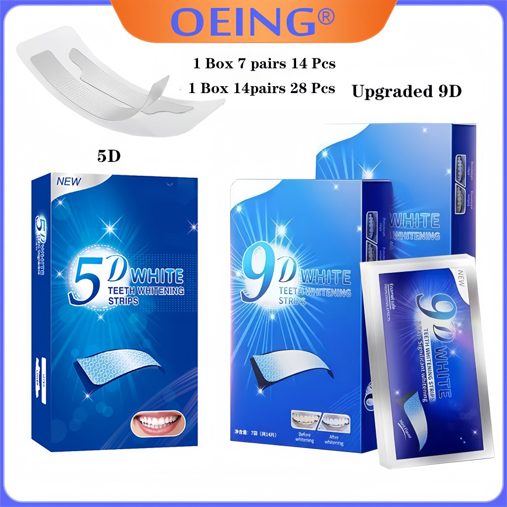 Teeth Whitening Kit - 9D 5D 치아 미백 스트립 14/28쌍