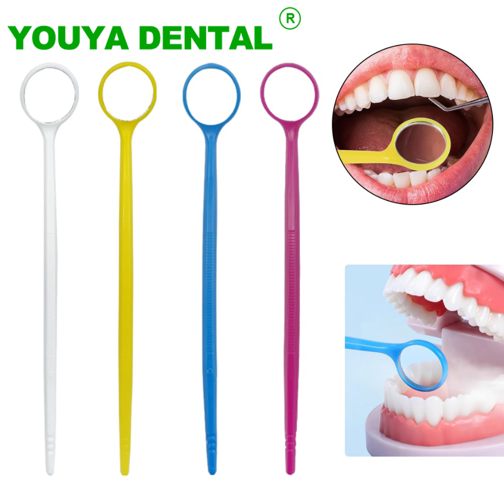 Teeth Whitening Kit Professional - 100pcs 치과 입 거울 일회용 플라스틱
