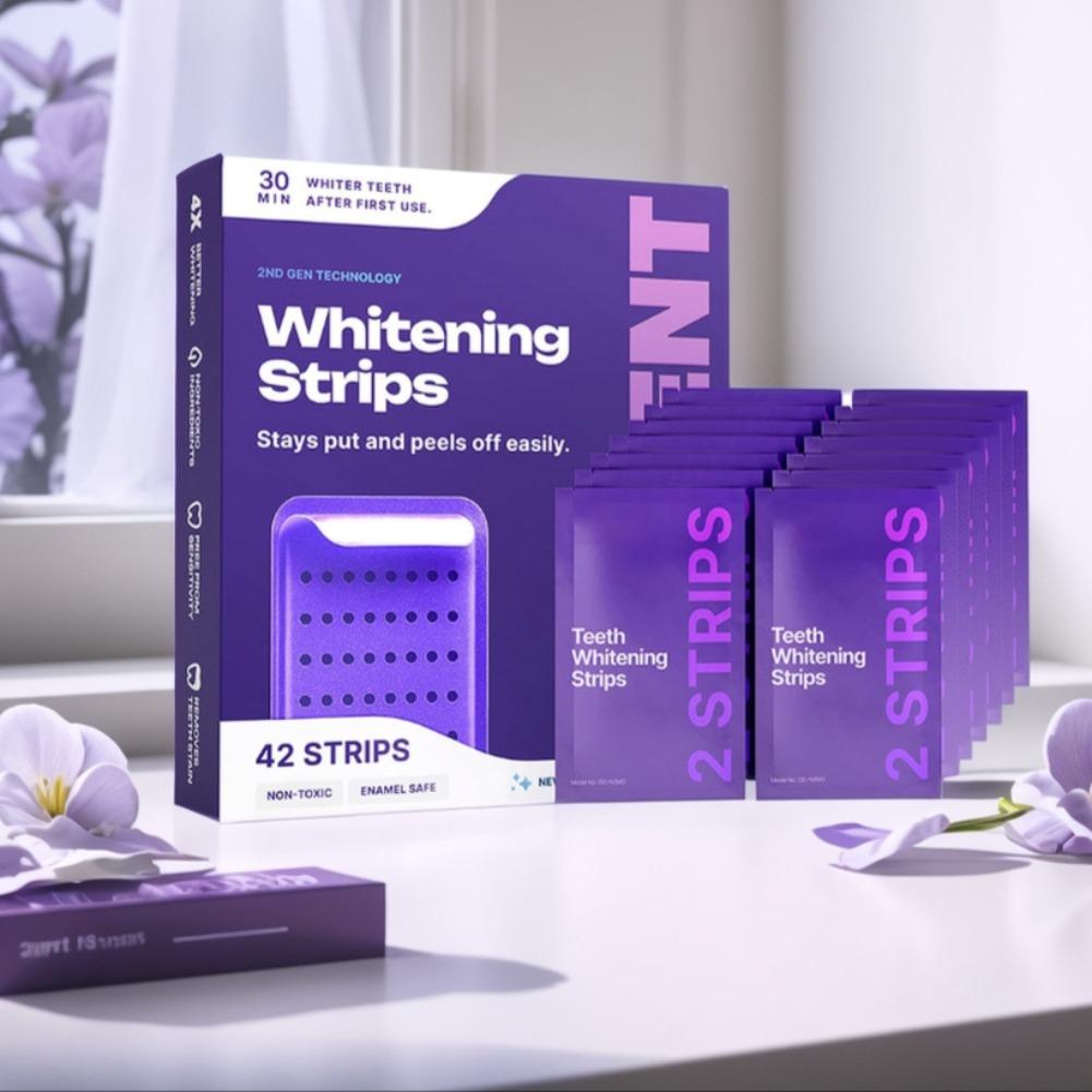 Teeth Whitening Gel Refills - 1/3/5Pcs 치아 미백 젤 스트립 42팩