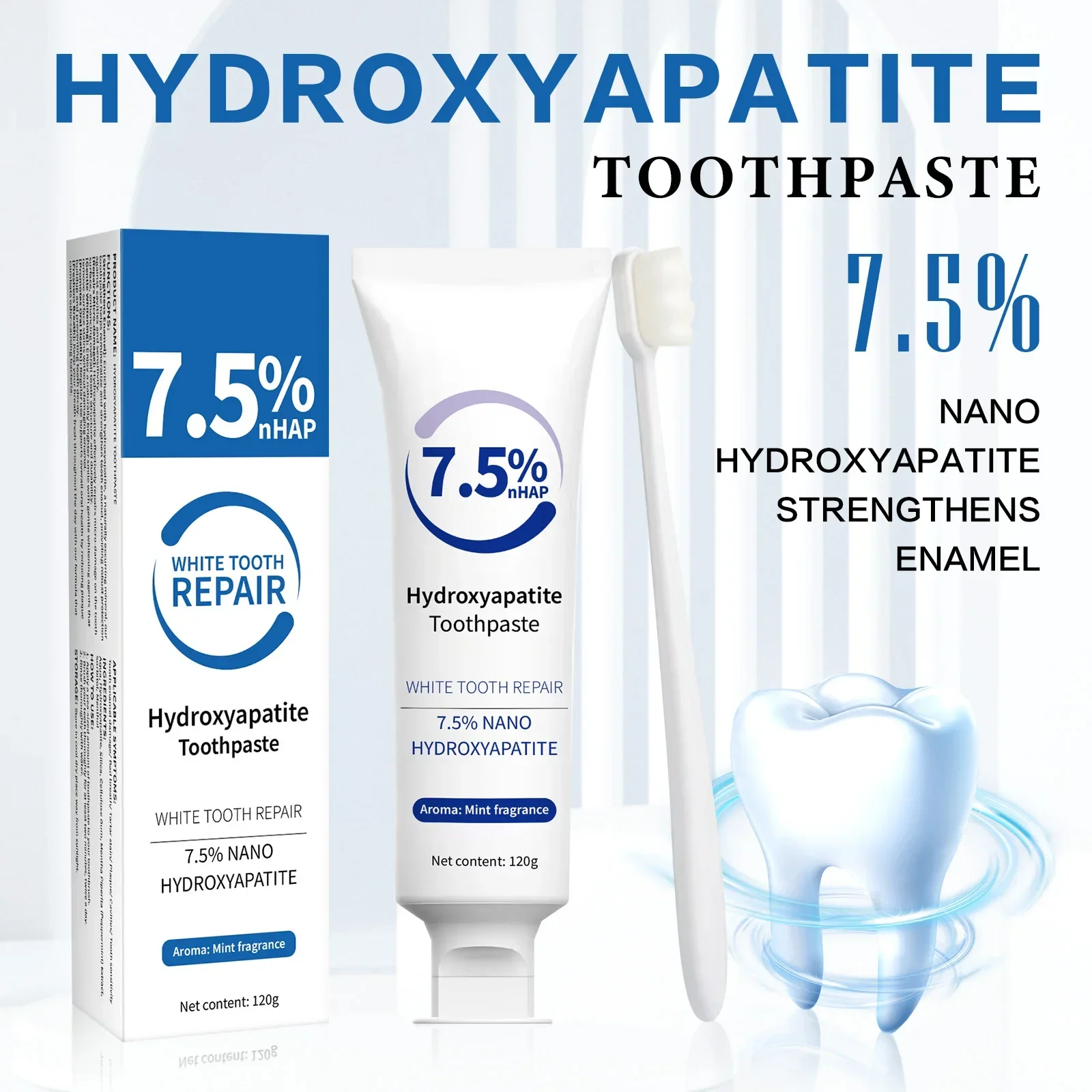 Teeth Whitening That Works - 치약 & 미백 펜 키트 -