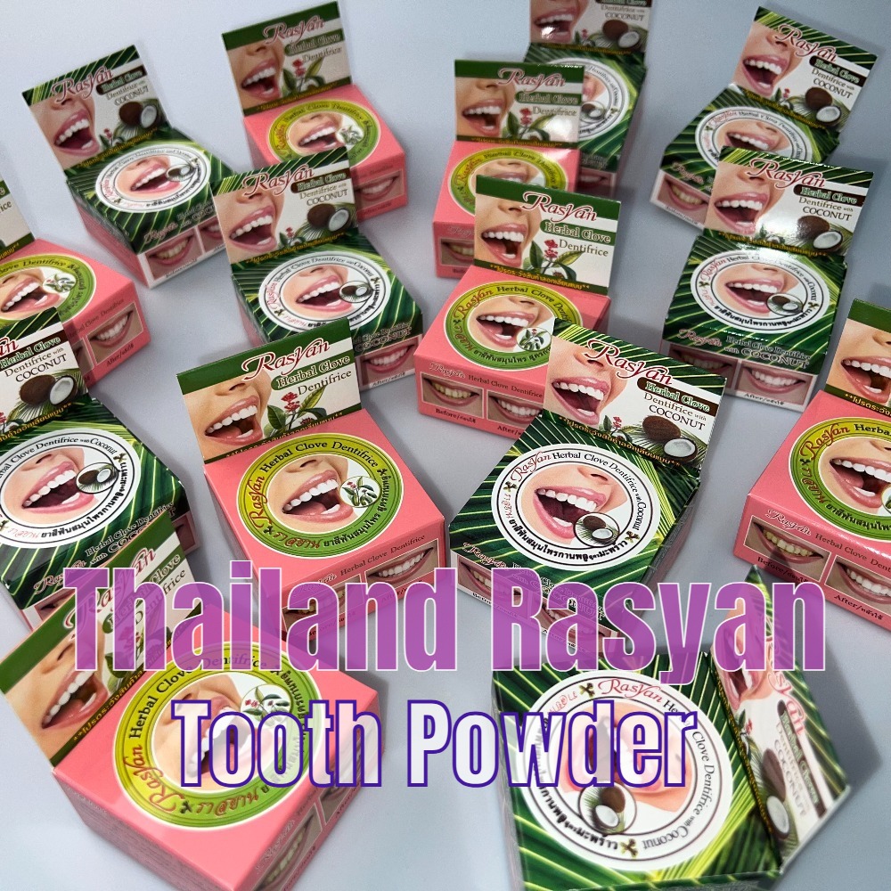 Teeth Whitening Thailand - 태국 라시안 정향&코코넛 미백 치약 (도매,