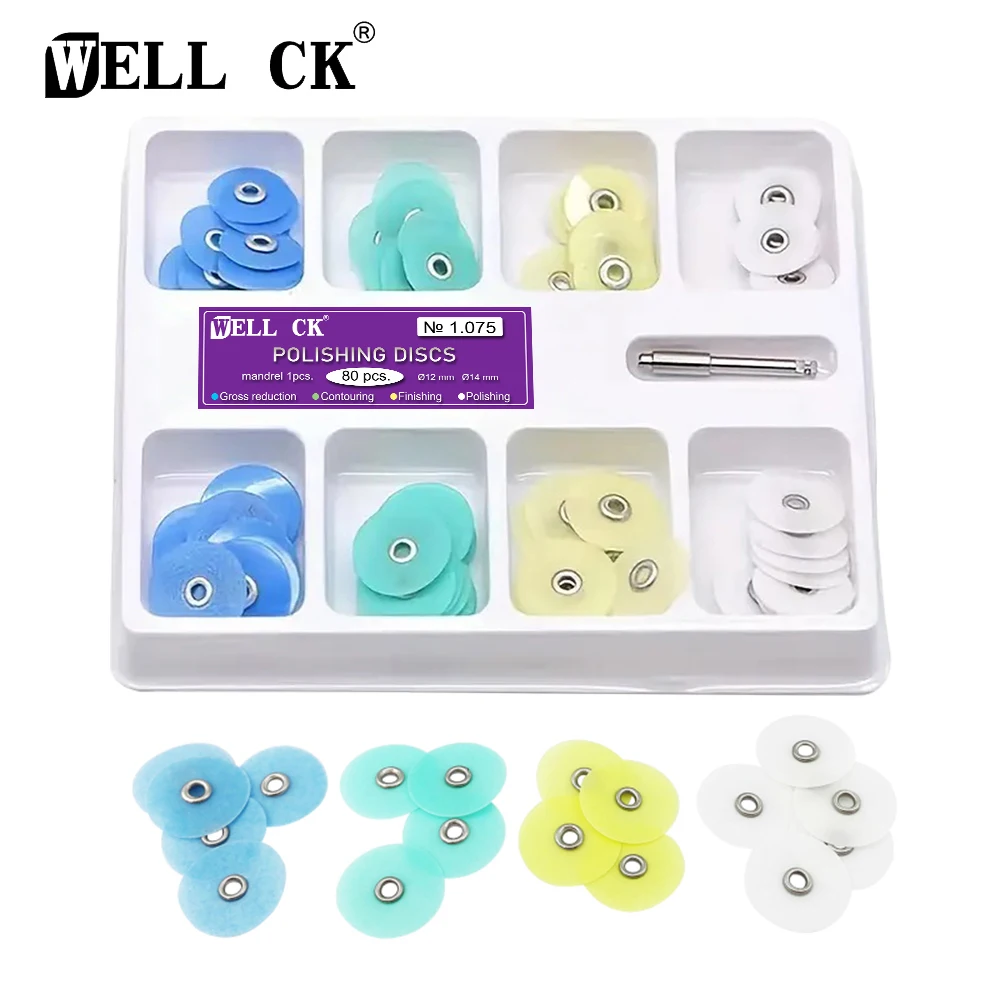 Teeth Whitening Kit Professional - WELLCK 치과 연마 디스크 총 감소