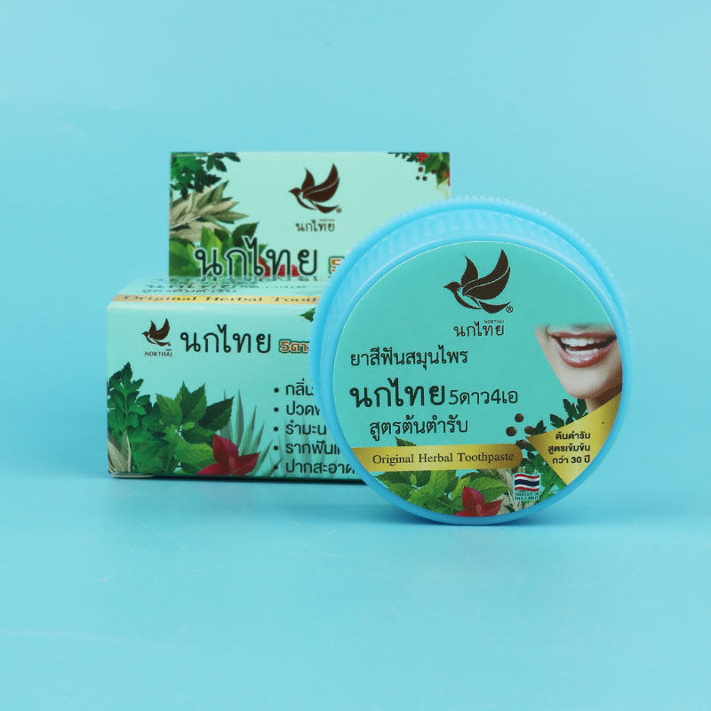 태국 노크타이 허벌 치약 25g, 상쾌한 숨결과 부드러 - Teeth Whitening Thailand 리뷰 및 가격