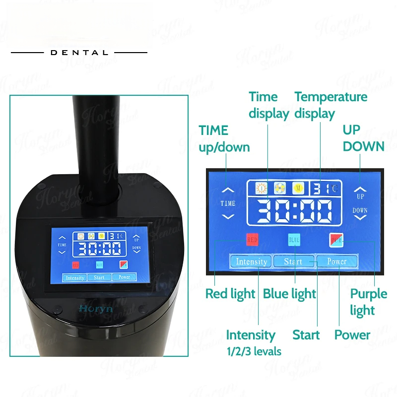 80W 리프트형 치과용 냉광 램프 블루 컬러 터치스크린 - Teeth Whitening That Works 리뷰 및 가격
