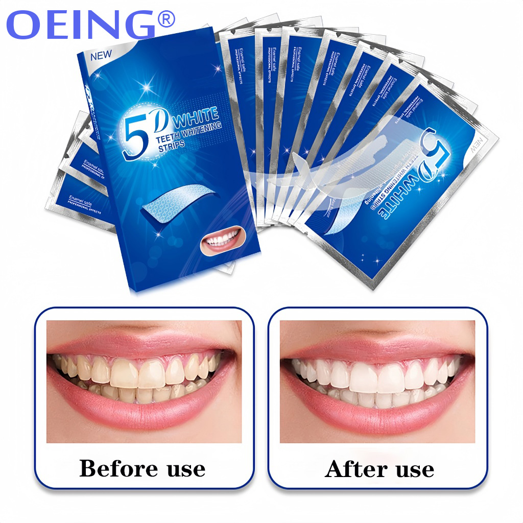 9D 5D 치아 미백 스트립 14/28쌍 흡연 및 커피 - Teeth Whitening Kit 리뷰 및 가격