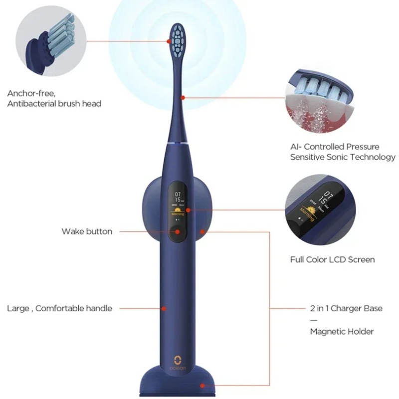 오클린 X 프로 음파 전동 칫솔 미백 치아 진동기 무선 - Teeth Whitening That Works 리뷰 및 가격