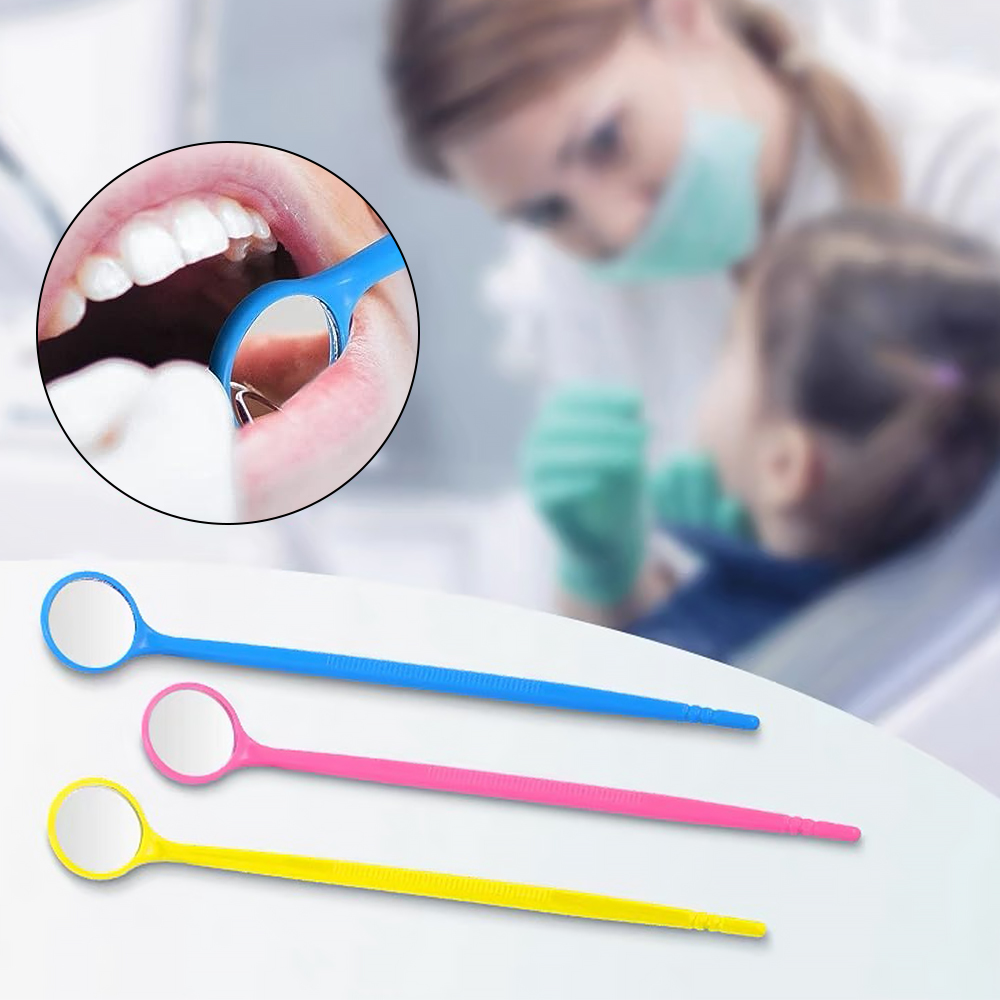 100pcs 치과 입 거울 일회용 플라스틱 치과 의사  - Teeth Whitening Kit Professional 리뷰 및 가격