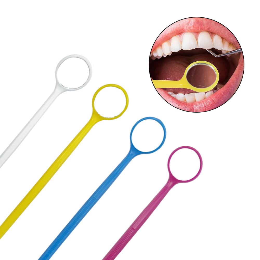 100pcs 치과 입 거울 일회용 플라스틱 치과 의사  - Teeth Whitening Kit Professional 리뷰 및 가격