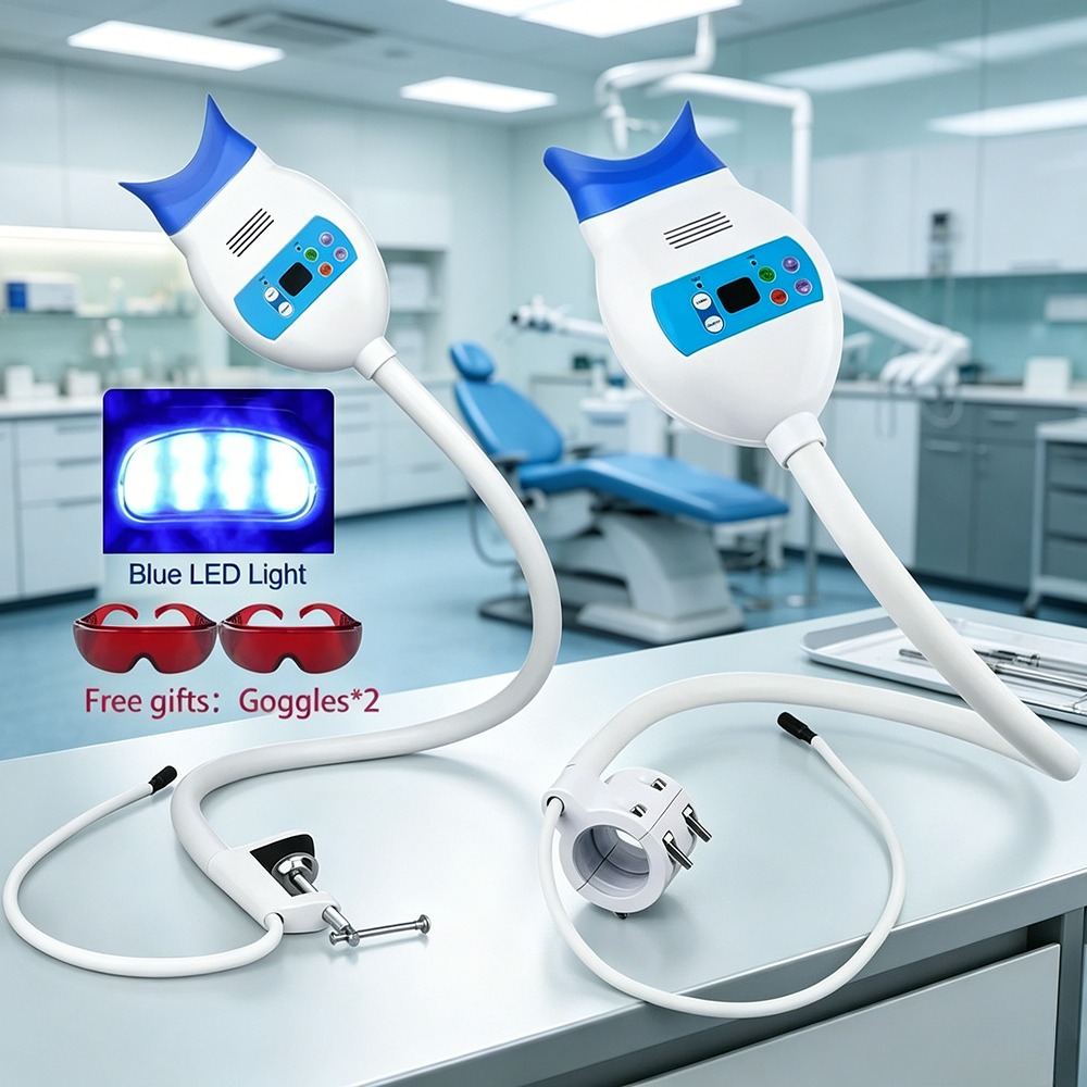 데스크탑 치아 미백 냉광기 8 LED 3색 조절 가능  - Teeth Whitening Led Light 리뷰 및 가격