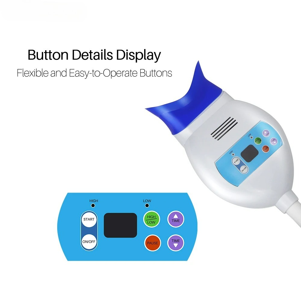 데스크탑 치아 미백 냉광기 8 LED 3색 조절 가능  - Teeth Whitening Led Light 리뷰 및 가격