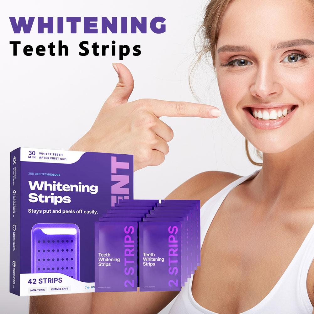1/3/5Pcs 치아 미백 젤 스트립 42팩 구강 위생 - Teeth Whitening Gel Refills 리뷰 및 가격