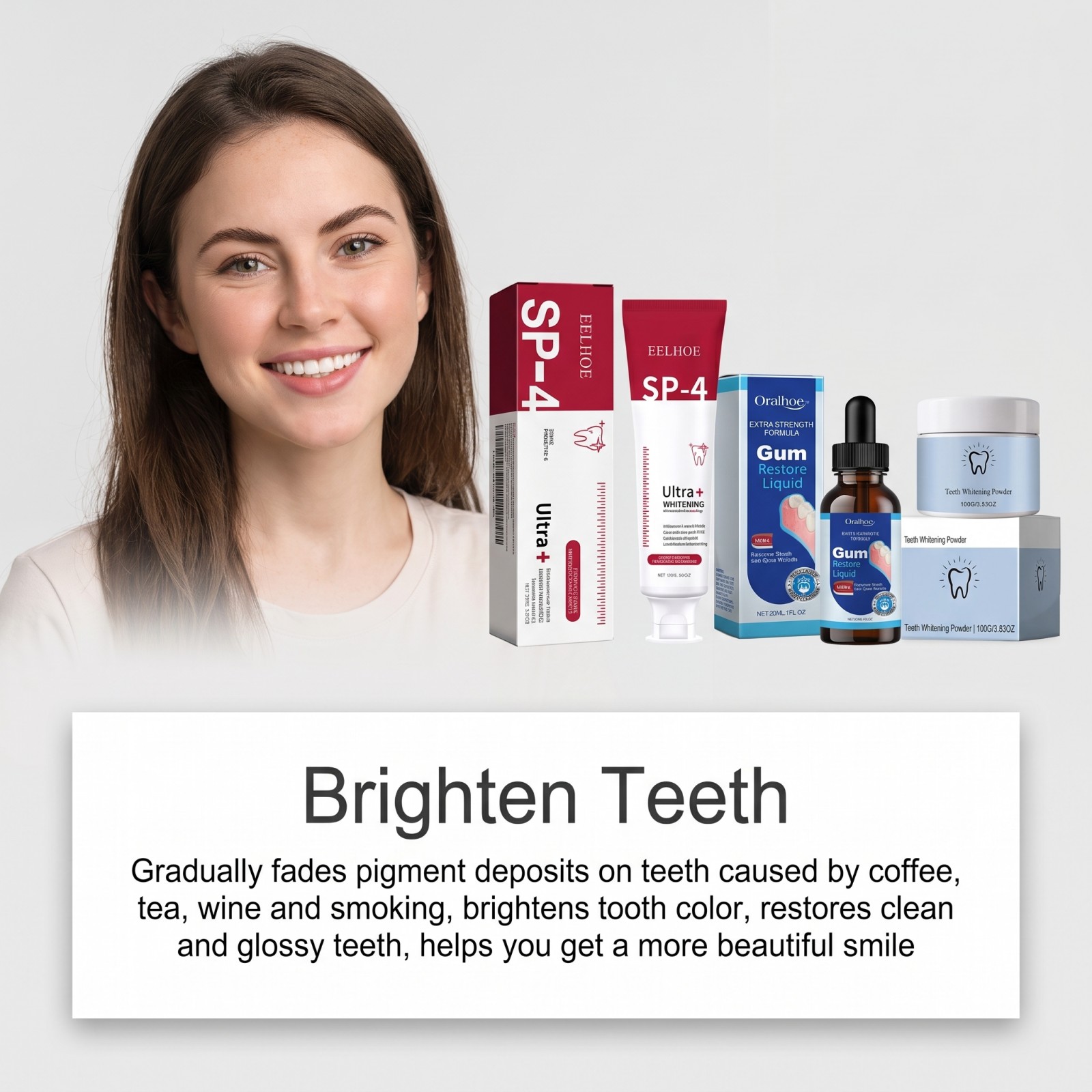 구강 관리 콤보 세트 미백 치약 구강청결제 치아 미백  - Teeth Whitening Kit 리뷰 및 가격
