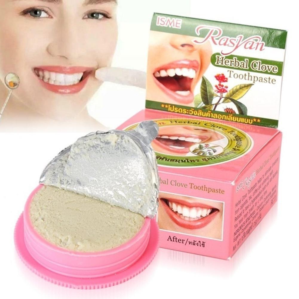 1개 천연 라시안 허브 클로브 태국 치약 치아 미백 치 - Teeth Whitening Thailand 리뷰 및 가격
