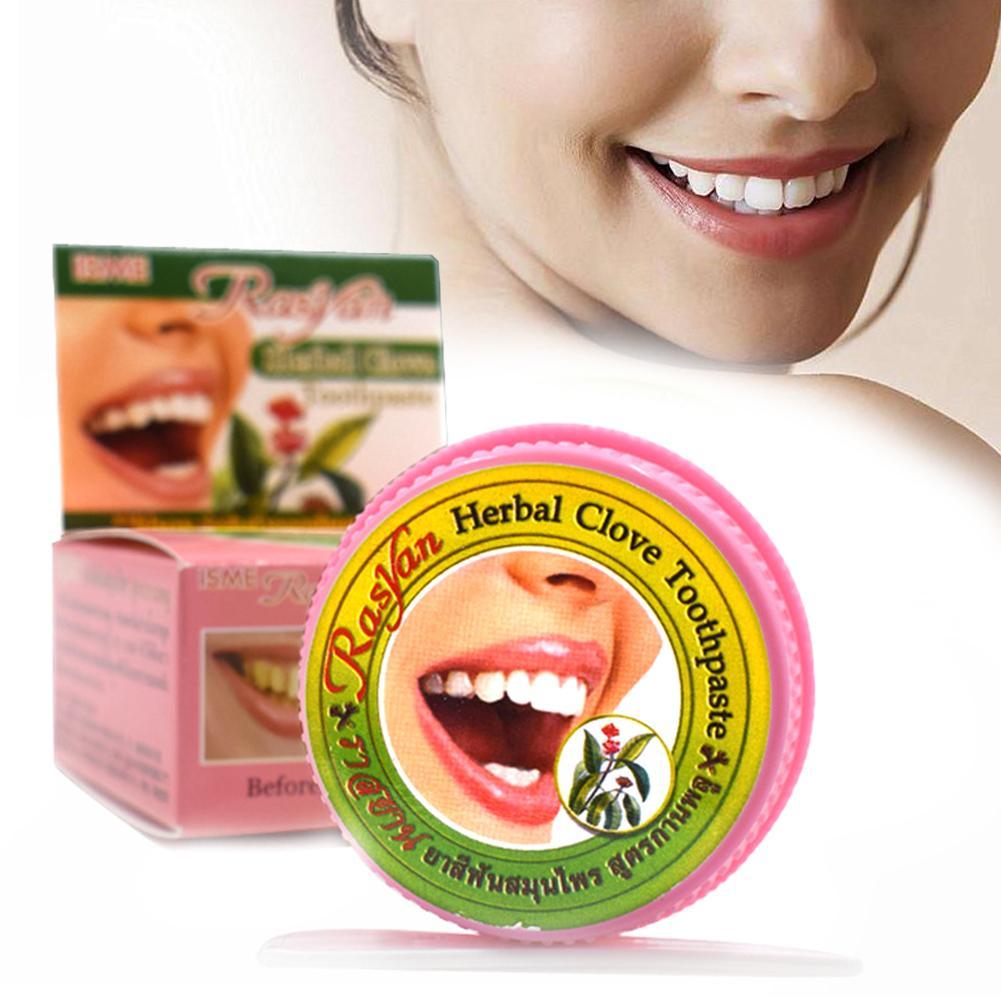 1개 천연 라시안 허브 클로브 태국 치약 치아 미백 치 - Teeth Whitening Thailand 리뷰 및 가격