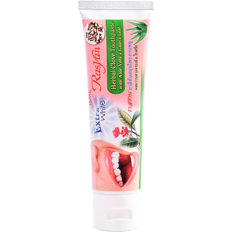 태국산 라시안 허벌 클로브 치약, 담배 및 차 얼룩 제 - Teeth Whitening Thailand 리뷰 및 가격