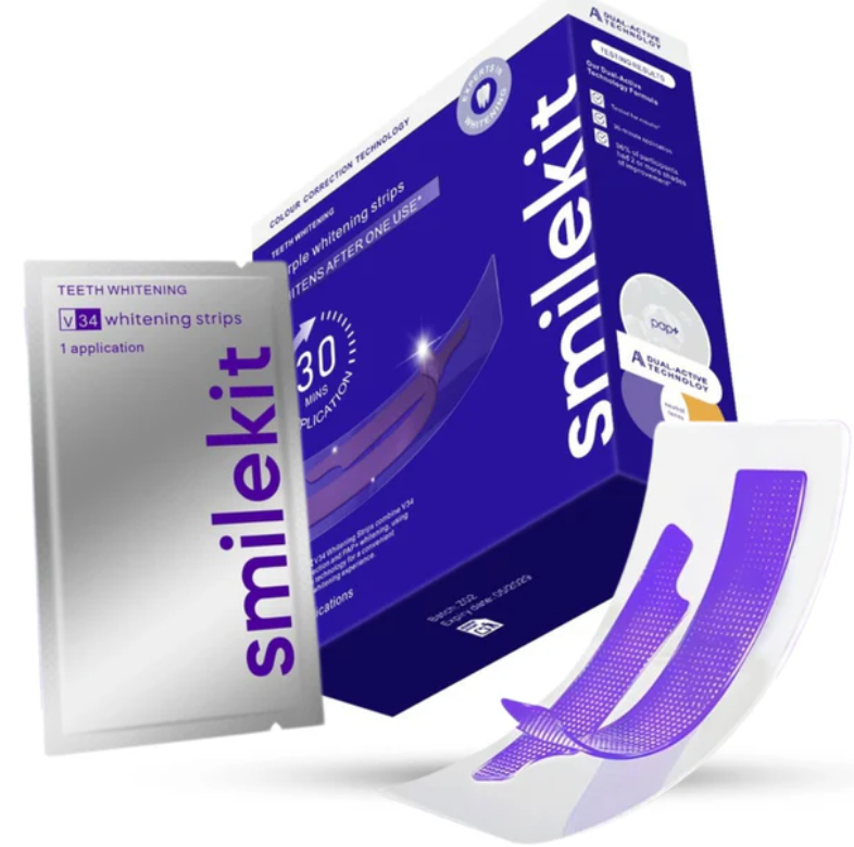7/14 쌍 치아 패치 세트 SmileKit 브랜드 치 - Teeth Whitening Kit 리뷰 및 가격