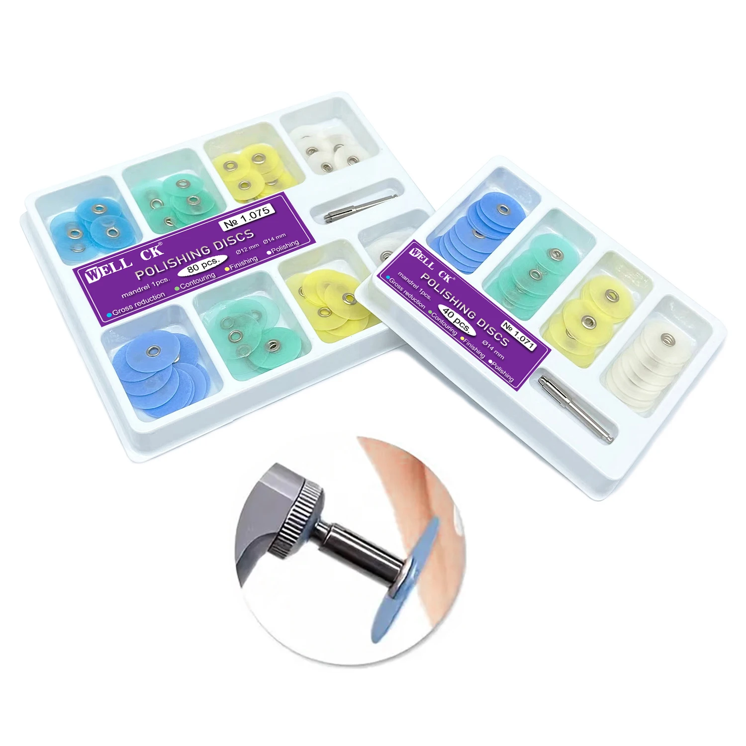 WELLCK 치과 연마 디스크 총 감소 윤곽 맨드릴 소 - Teeth Whitening Kit Professional 리뷰 및 가격