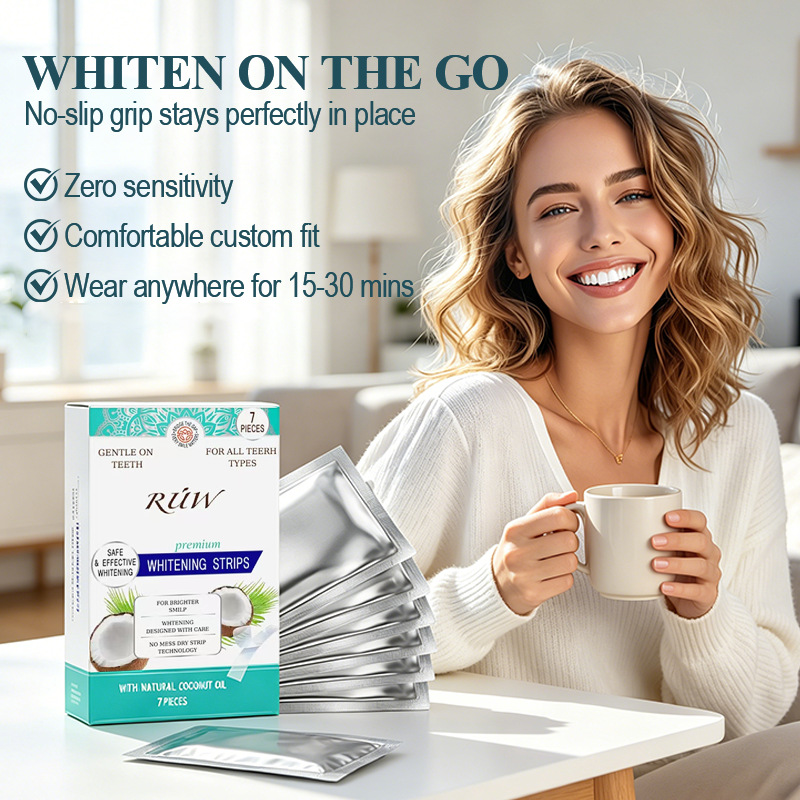 치아 미백 스트립 키트 7일 트리트먼트 (논슬립 드라이 - Teeth Whitening Kit 리뷰 및 가격